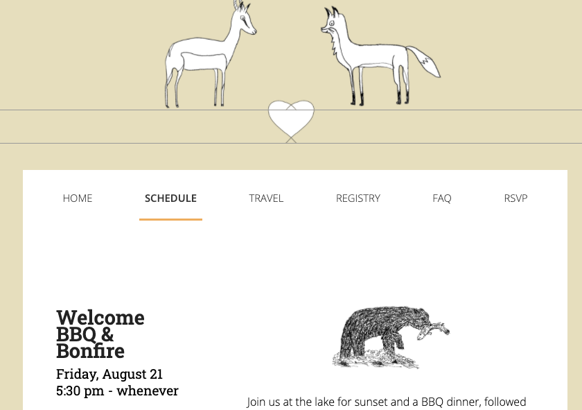 Wedding Website